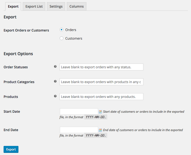 woocommerce customer order csv export plugin download