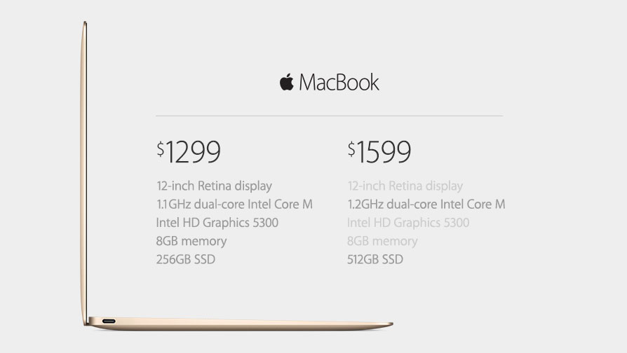 The New MacBook Specs and Pricing