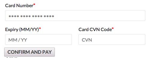 WooCommerce eWay Payment Gateway Credit Card Form